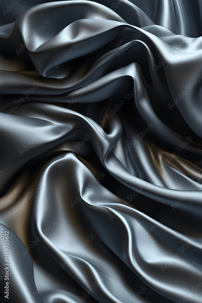 Naklejka premium black satin background