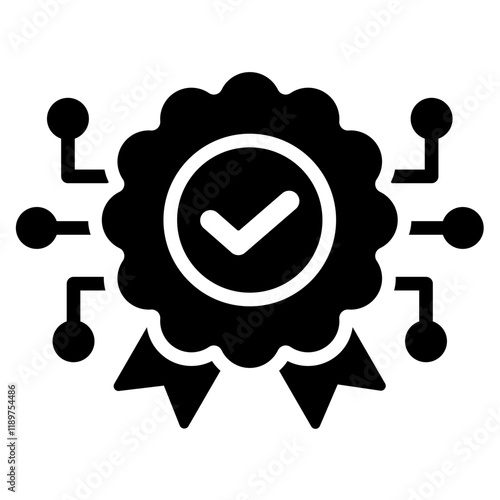 Recommendation System Icon Black Style