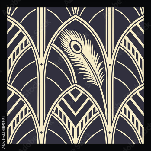 Vector seamless pattern with decorative elements. Vintage background. Can be used for wallpaper, 
pattern fills, web page background,surface textures.