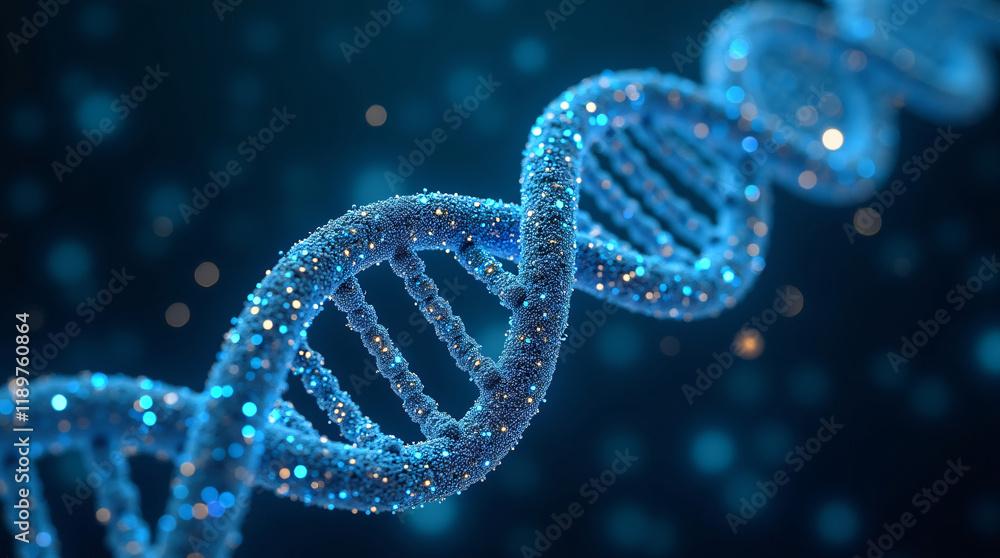 DNA like double helix made of encryption key and password. Small glowing protective antibody and firewall - Cyber security DNA like double helix made of encryption key and password. Small glowing protective antibody and firewall - Cyber security