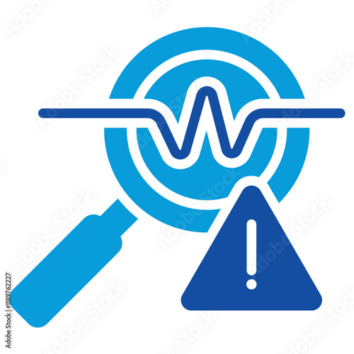 Anomaly Detection Icon Dual Tone Color Style