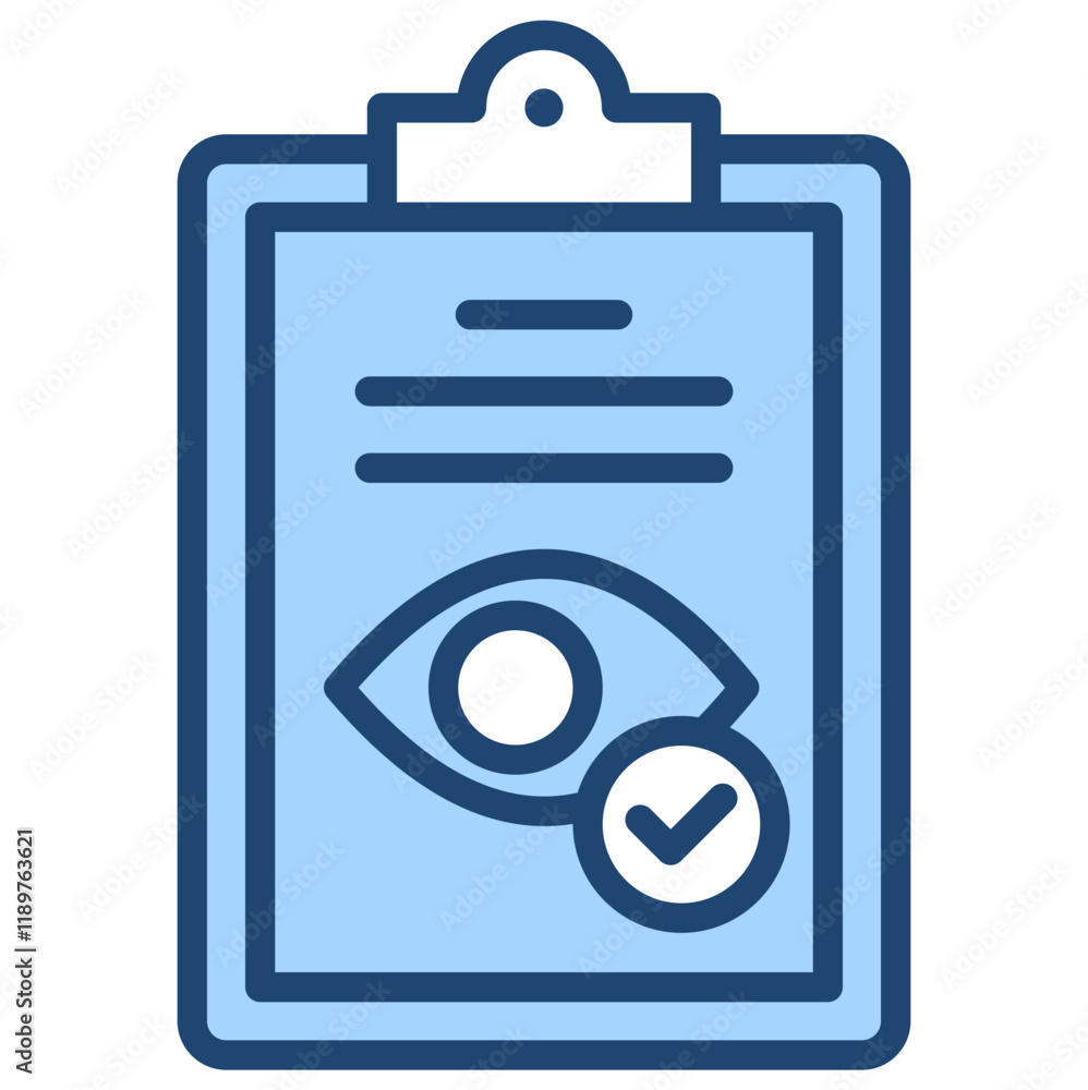 Supervised Learning Icon Lineal Blue Style Supervised Learning Icon Lineal Blue Style