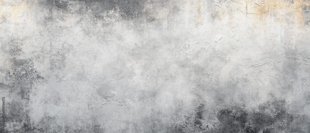 Obraz premium Abstract Grey Cement Wall Texture Background with Rough Brush Strokes
