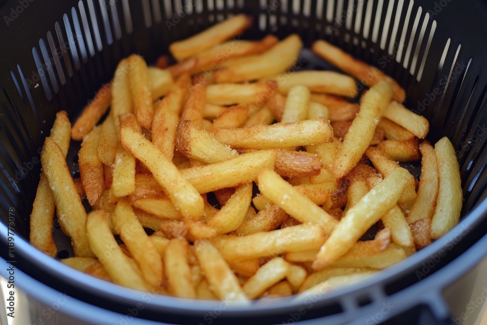 Air Fryer French Fries Seasoned With Salt