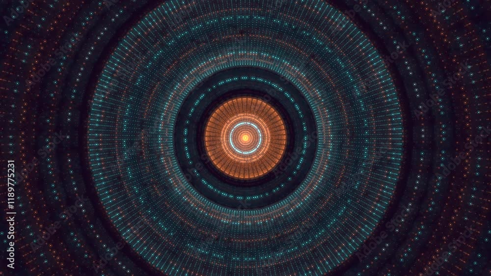 A dynamic, futuristic image showcasing a circular pattern composed of concentric rings of blue and red circles arranged in a captivating spiral formation A dynamic, futuristic image showcasing a circular pattern composed of concentric rings of blue and red circles arranged in a captivating spiral formation