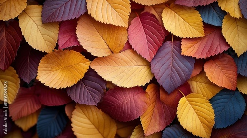 Wallpaper Mural Colorful autumn leaves background. Torontodigital.ca