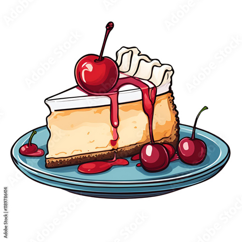 cake with cherry