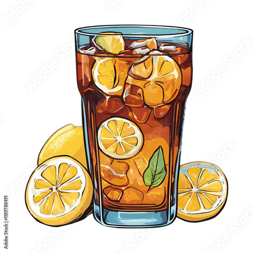 glass of lemonade