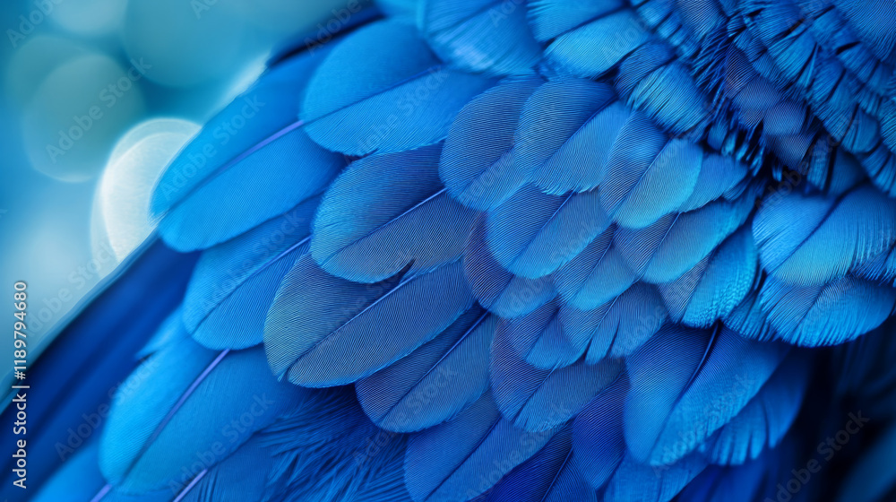 Obraz premium Blue can evoke calmness, trust, or professionalism.