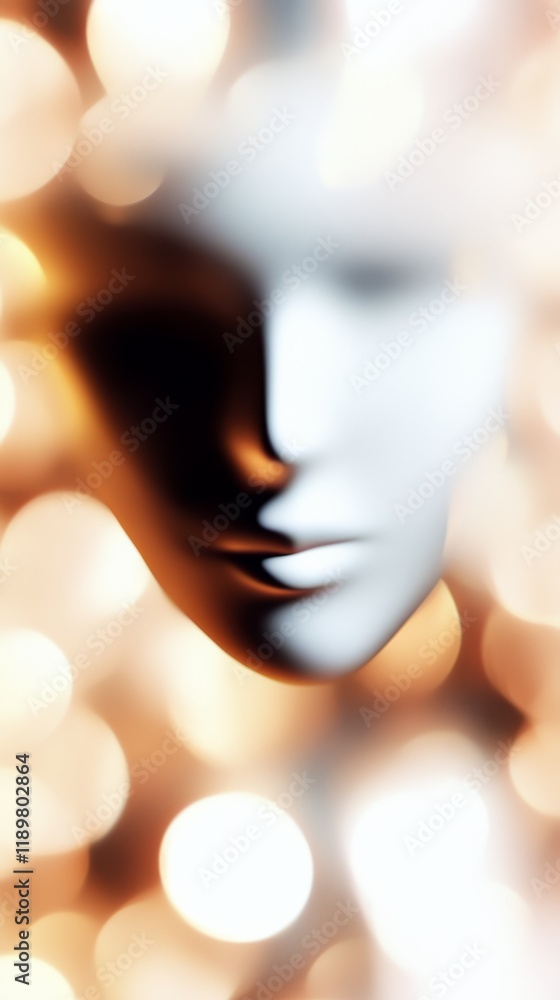 Obraz premium closeup of blurred white background with space for text.