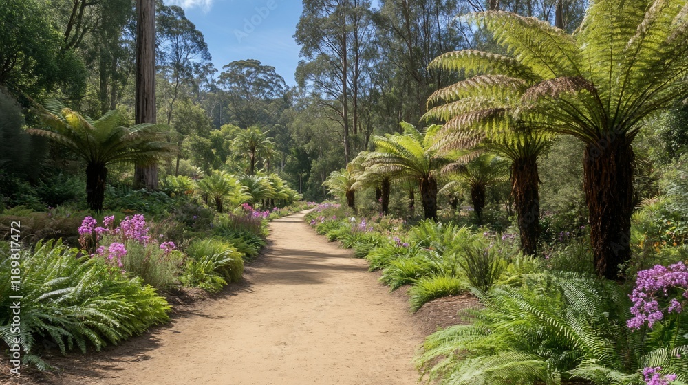 Serene Garden Path: A Tranquil Walk Through Lush Greenery Serene Garden Path: A Tranquil Walk Through Lush Greenery