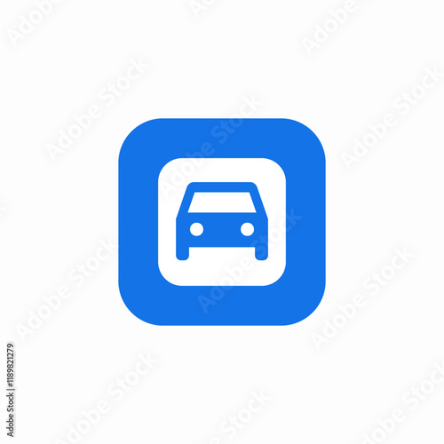 car rent service icon sign vector