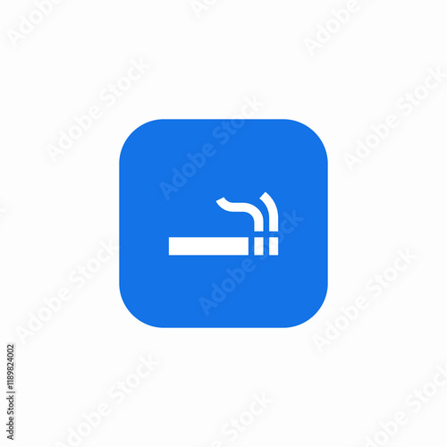 smoking area icon sign vector