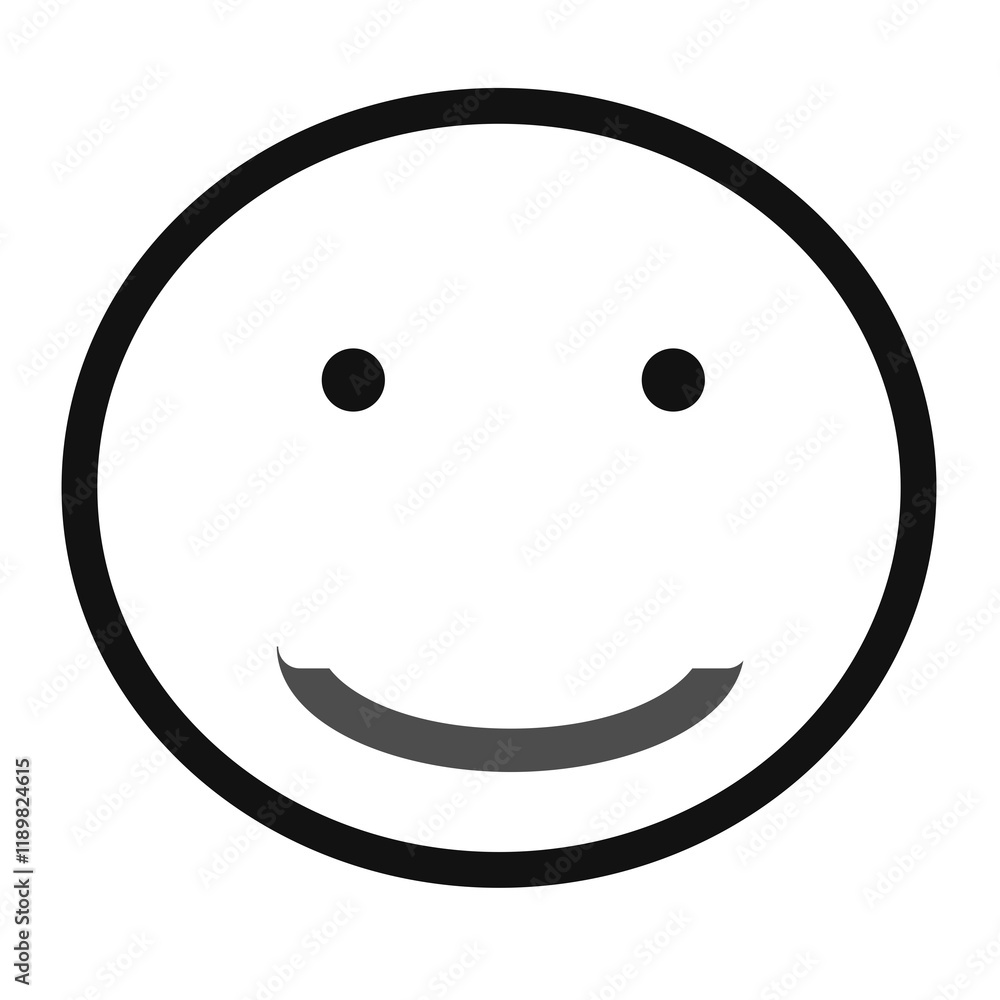 Fototapeta premium happy smiley icon