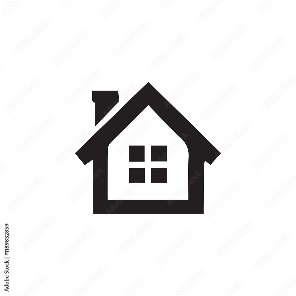 house icon on white background house icon on white background