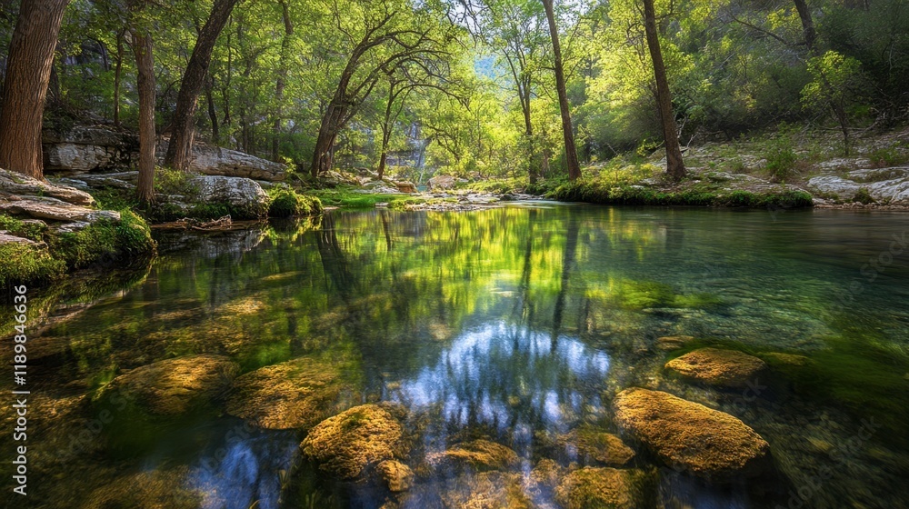 The lush vegetation and clear waters of the Gorges du Verdon showcasing the untouched beauty of southeastern France. The lush vegetation and clear waters of the Gorges du Verdon showcasing the untouched beauty of southeastern France.