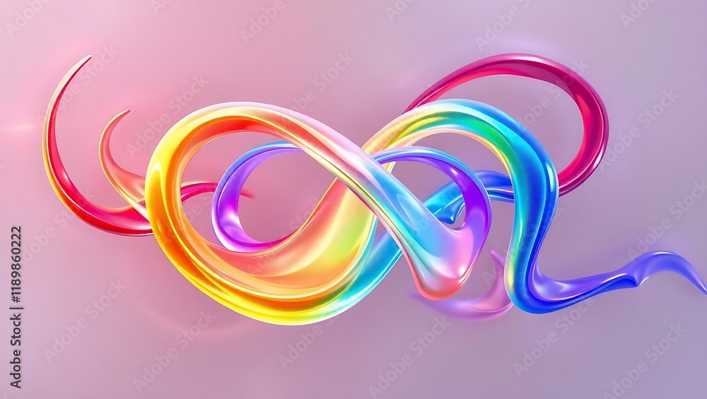 3d Brushstroke different color gradient texture brush white background 3d Brushstroke different color gradient texture brush white background