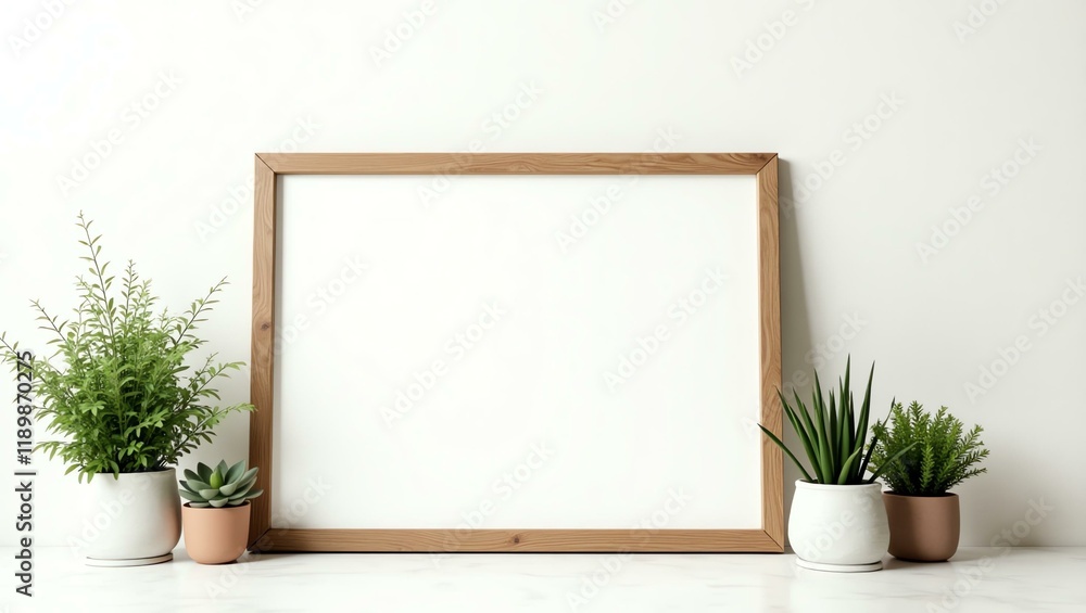 A clean white background offers a blank wooden signage board with ample space for text A clean white background offers a blank wooden signage board with ample space for text