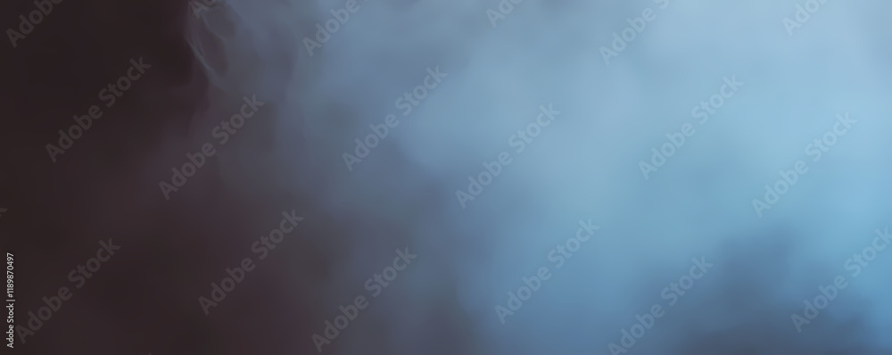 Fototapeta premium Chestnut Brown Background Wallpaper with Bright Powder Blue Banner Header