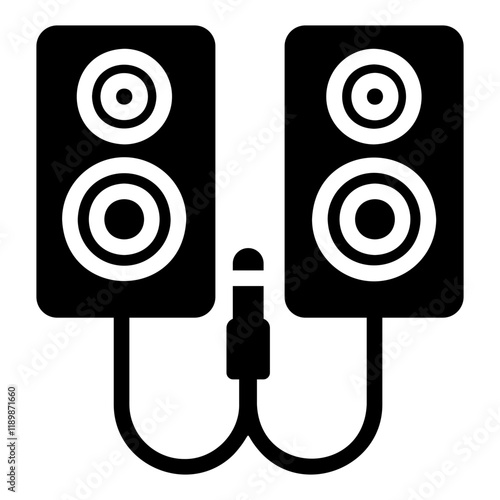 speakers Solid icon