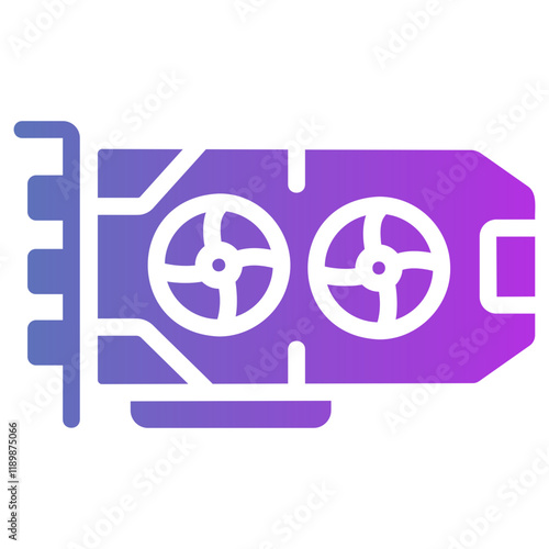 graphics card Gradient icon