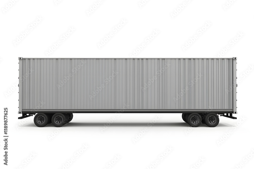 Trailer Transport: Cargo Shipping Logistics Trailer Transport: Cargo Shipping Logistics
