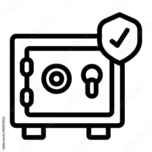 safebox Line Icon