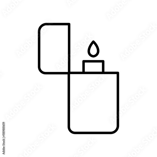 lighter line icon