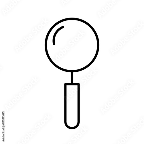 magnifier line icon