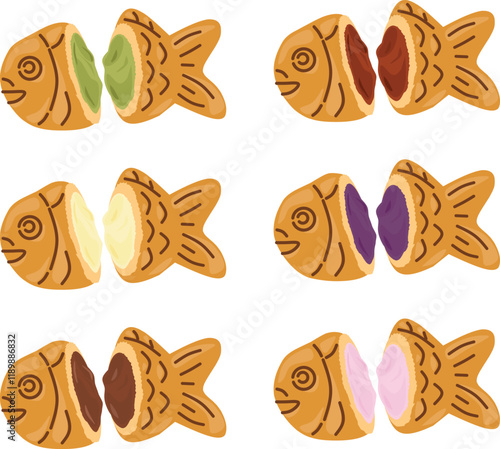 Illustration of Taiyaki