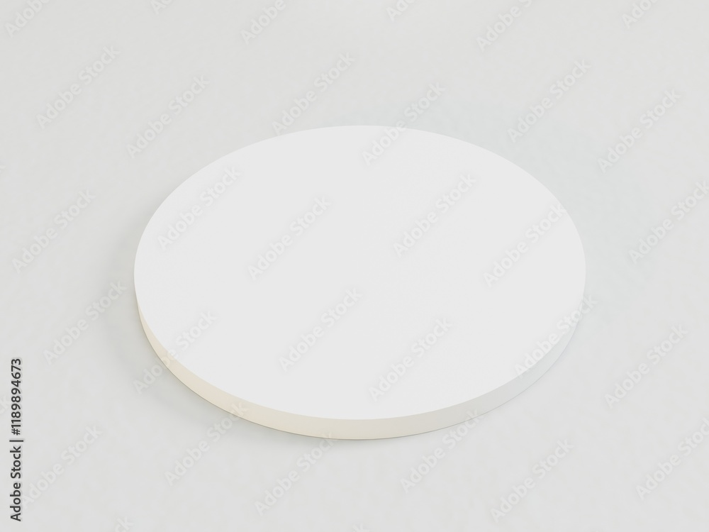 Image shows a low-resolution, potentially altered or corrupted circular object with a textured surface against a uniform light background 3D empty podium Image shows a low-resolution, potentially altered or corrupted circular object with a textured surface against a uniform light background 3D empty podium