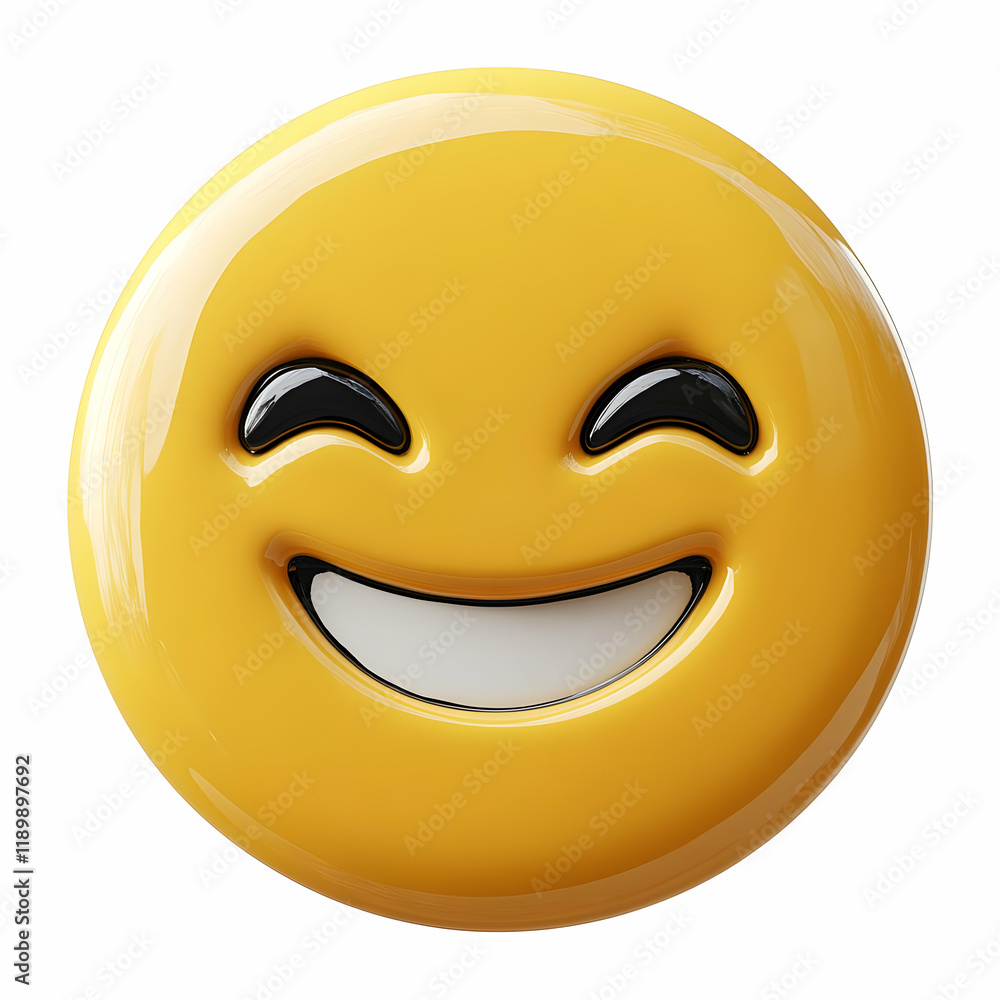 3D Smiley Emoji Illustration 3D Smiley Emoji Illustration