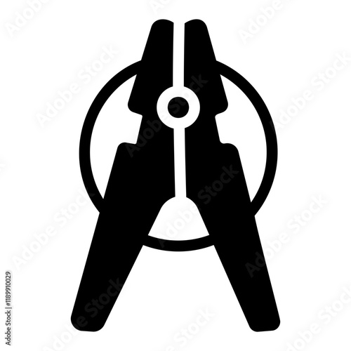 clothespin Solid icon