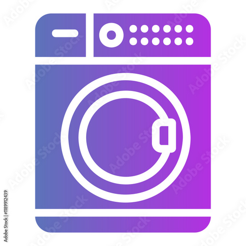 washing mashine Gradient icon