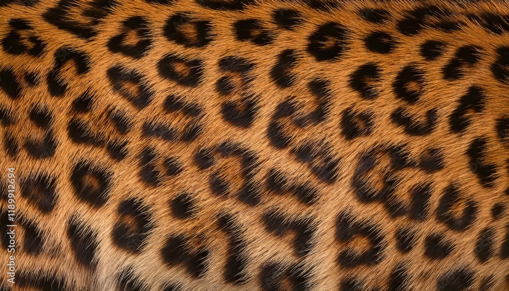 Leopard Fur Texture: A captivating close-up of a leopard's fur, showcasing the iconic, intricate pattern of black rosettes on a tawny brown background. Leopard Fur Texture: A captivating close-up of a leopard's fur, showcasing the iconic, intricate pattern of black rosettes on a tawny brown background.