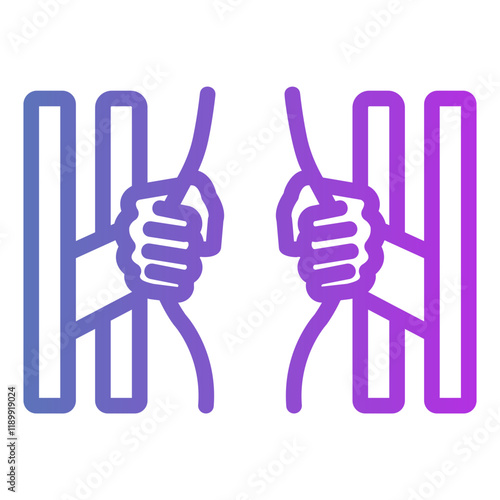 prison break Gradient icon