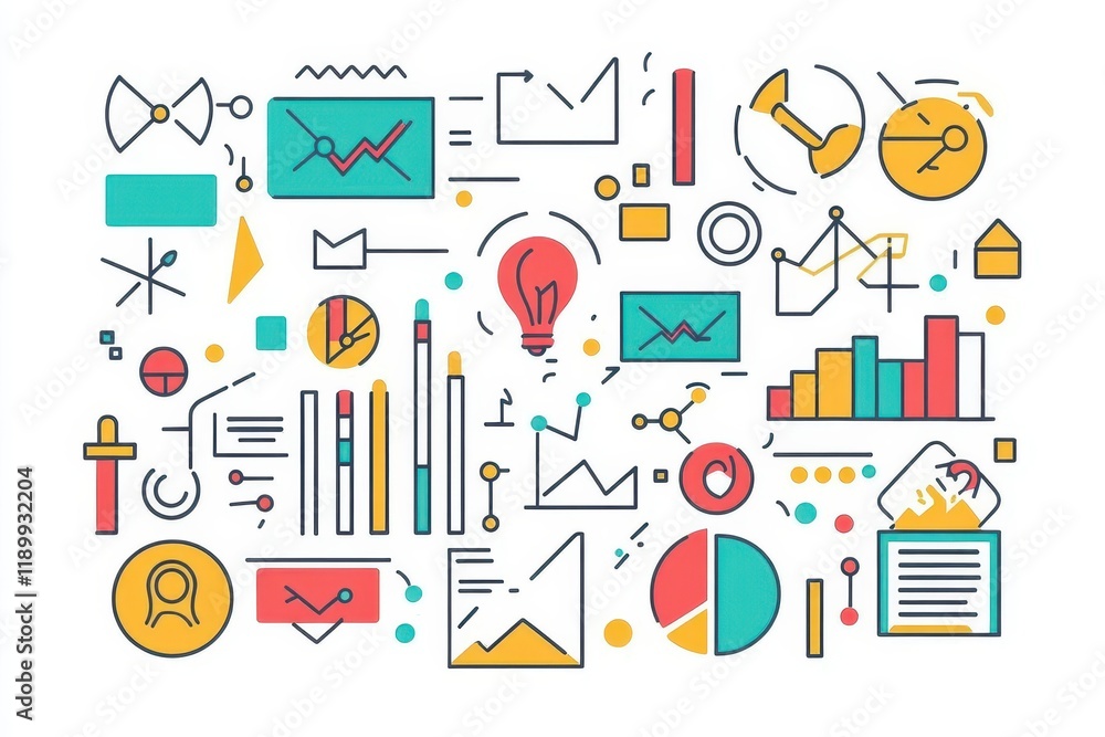 diverse set of thin line icons representing business finance and marketing concepts designed in a minimalist style for clarity diverse set of thin line icons representing business finance and marketing concepts designed in a minimalist style for clarity