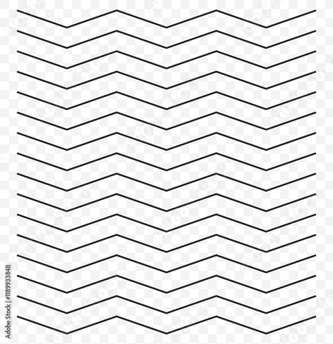 Chevron zigzag lijn pattern. Memphis style. Flat vector zig zag sign. Chevrons wave line. Wavy stripes background. Retro pop art 80's 70's years. eps 10.