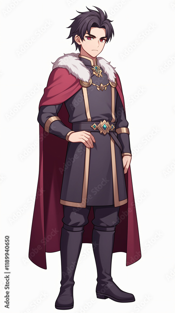 Majestic King Portrait - Fantasy Character Art Majestic King Portrait - Fantasy Character Art