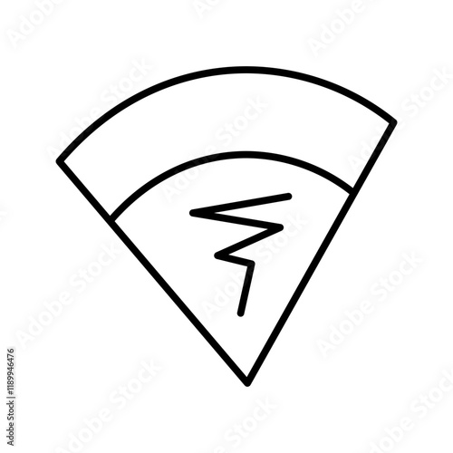 crepe line icon