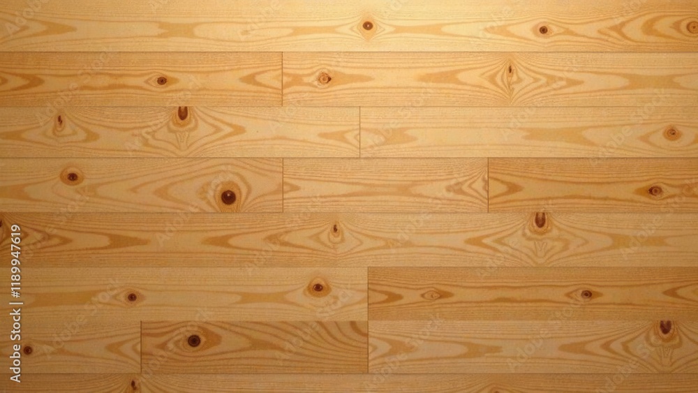 Fototapeta premium High-resolution image showcasing the natural beauty of light-colored wood planks arranged in a horizontal pattern, ideal for interior design projects or construction material presentations.