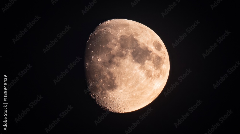 Majestic Moon Night Sky Celestial Body Lunar Surface Crater Space Astronomy Galaxy Majestic Moon Night Sky Celestial Body Lunar Surface Crater Space Astronomy Galaxy