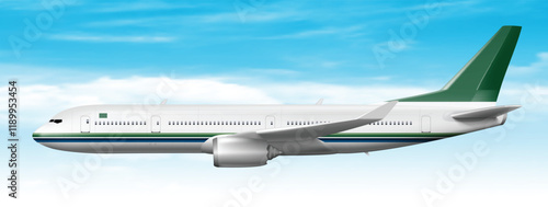 airlines airways arab icon green logo sign symbol side air jet fly blue sky ksa view plane art design template vector Boeing visa wing trip pilot Asia hajj umrah medina mecca holiday cargo