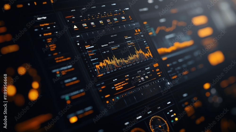 Obraz premium Enhancing efficiency with data management system analytics interface