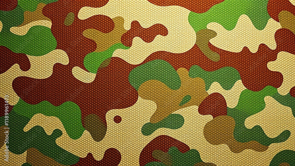 Naklejka premium Camouflage Denim Military Textile Background