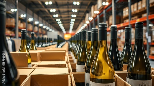 Wine Bottle Packaging for Online Delivery - Warehouse Efficiency