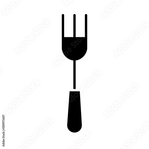 fork glyph icon