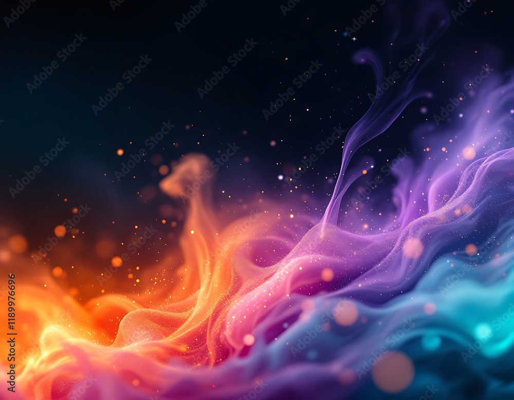 Cosmic Nebula: A Symphony of Colors and Light Cosmic Nebula: A Symphony of Colors and Light