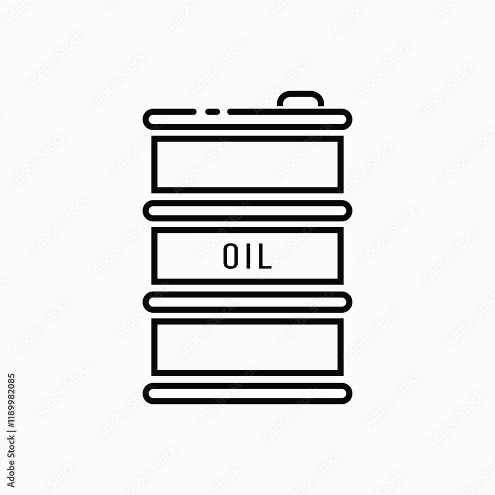 Oil drum container icon, barrel sign, flat vector icon for apps and websites vector template Oil drum container icon, barrel sign, flat vector icon for apps and websites vector template