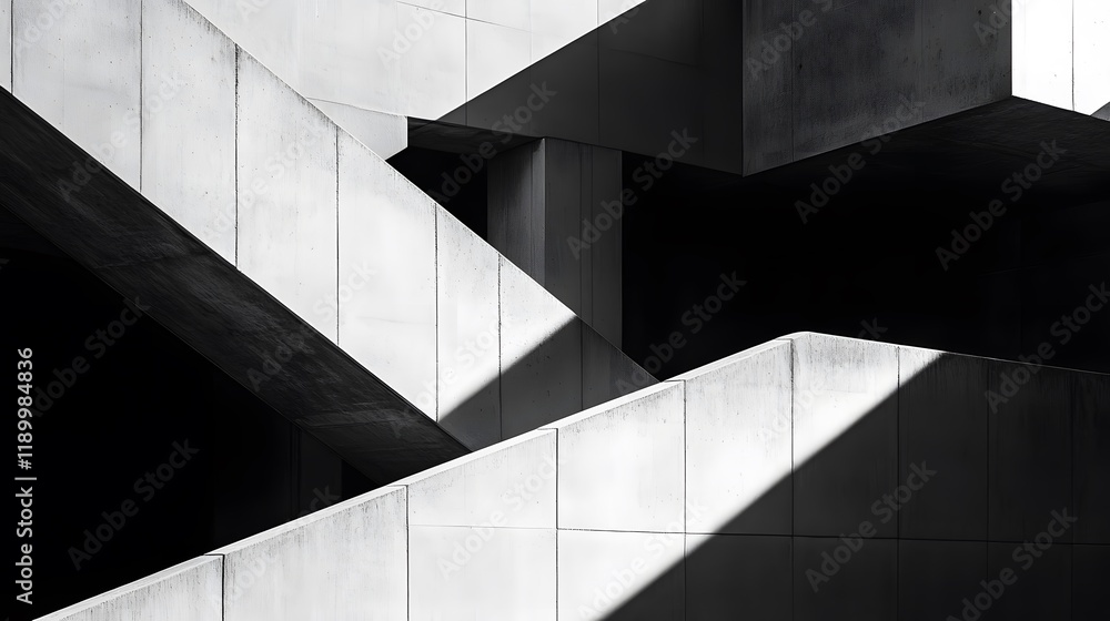 Abstract Architectural Concrete Structure Design